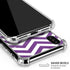 Purple Chevron iPhone XS Max Clear Case